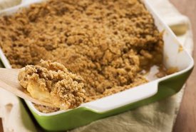 Apple Crisp with a Sugar Crust