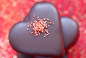 Chocolate Hearts for St. Valentine's Day